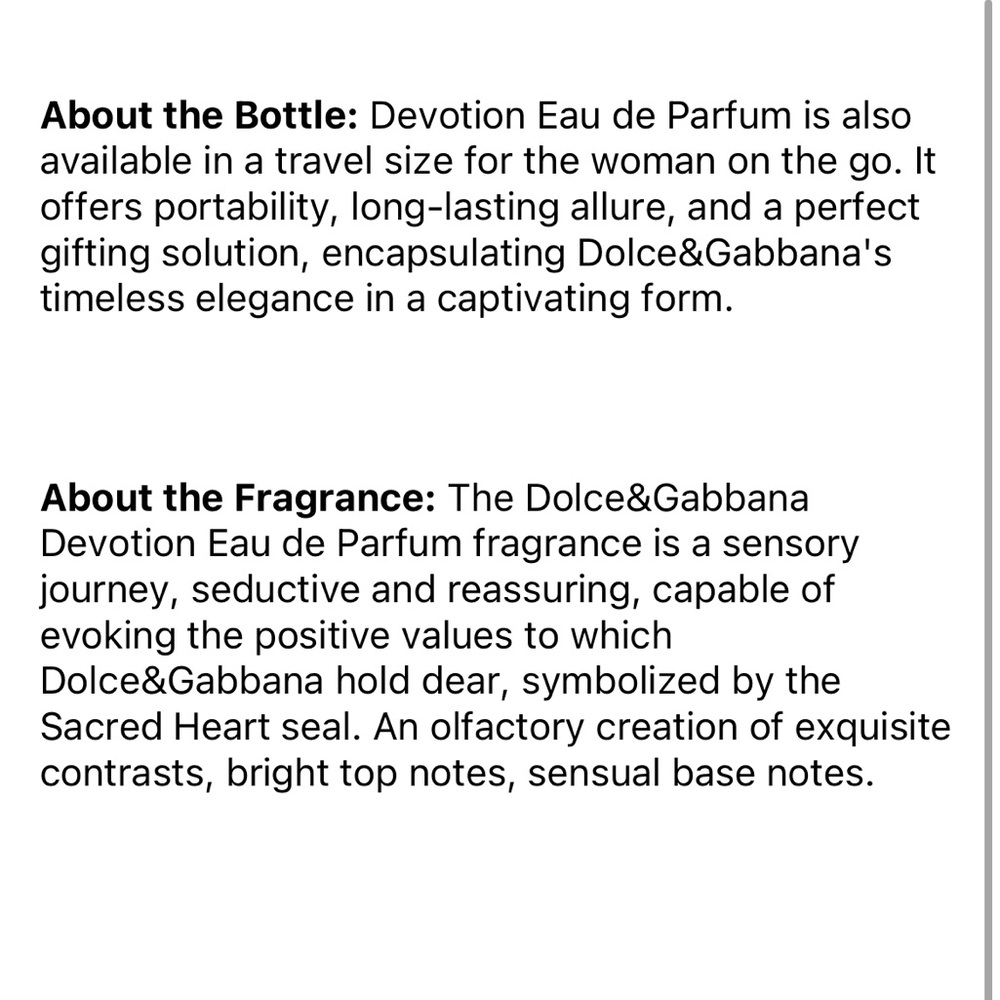 🌸DOLCE & GABBANA Devotion EDP Vial Spray Sample 1.5 mL x 2 - Picture 7 of 7